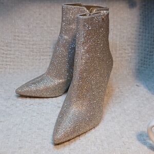 Bling Bling Michael Kors Gold Dorothy Boot NWOB